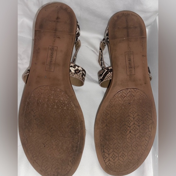 Esprit Women’s Delaney Snakeskin Zipper Sandal Shoe Size 8 - Picture 7 of 7